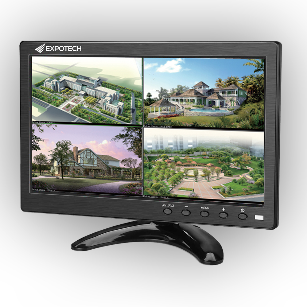EX-MN70100HD 10 inç IPS LCD Monitör 1280x800 Çözünürlük Desteği HDMI VGA BNC AV